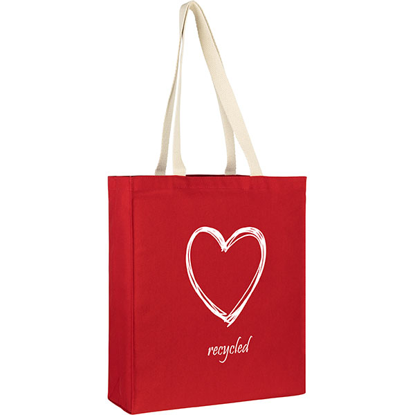 Aylesham Recycled 8oz Cotton Canvas Tote Bag - Spot Colour