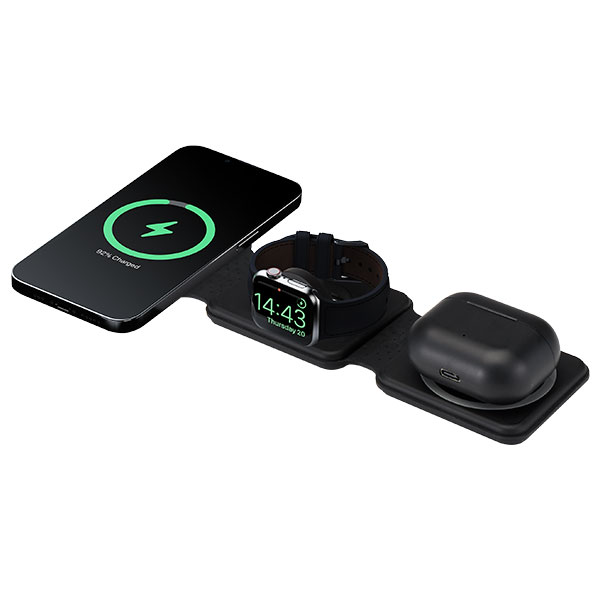 Armus 3 in 1 15W Foldable Wireless Charger – Full Colour