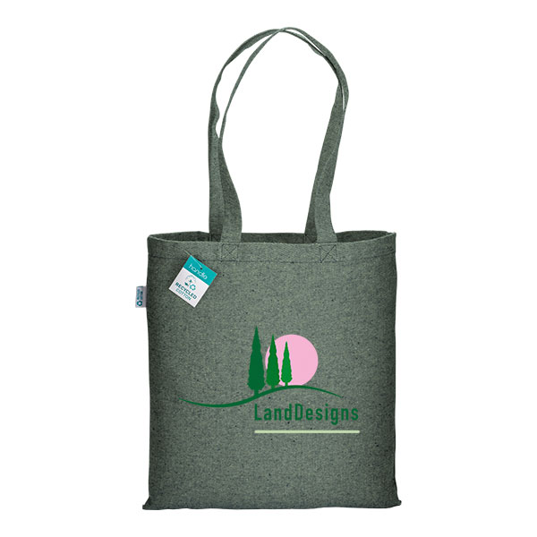 Recycled Cotton Shopper - Spot Colour