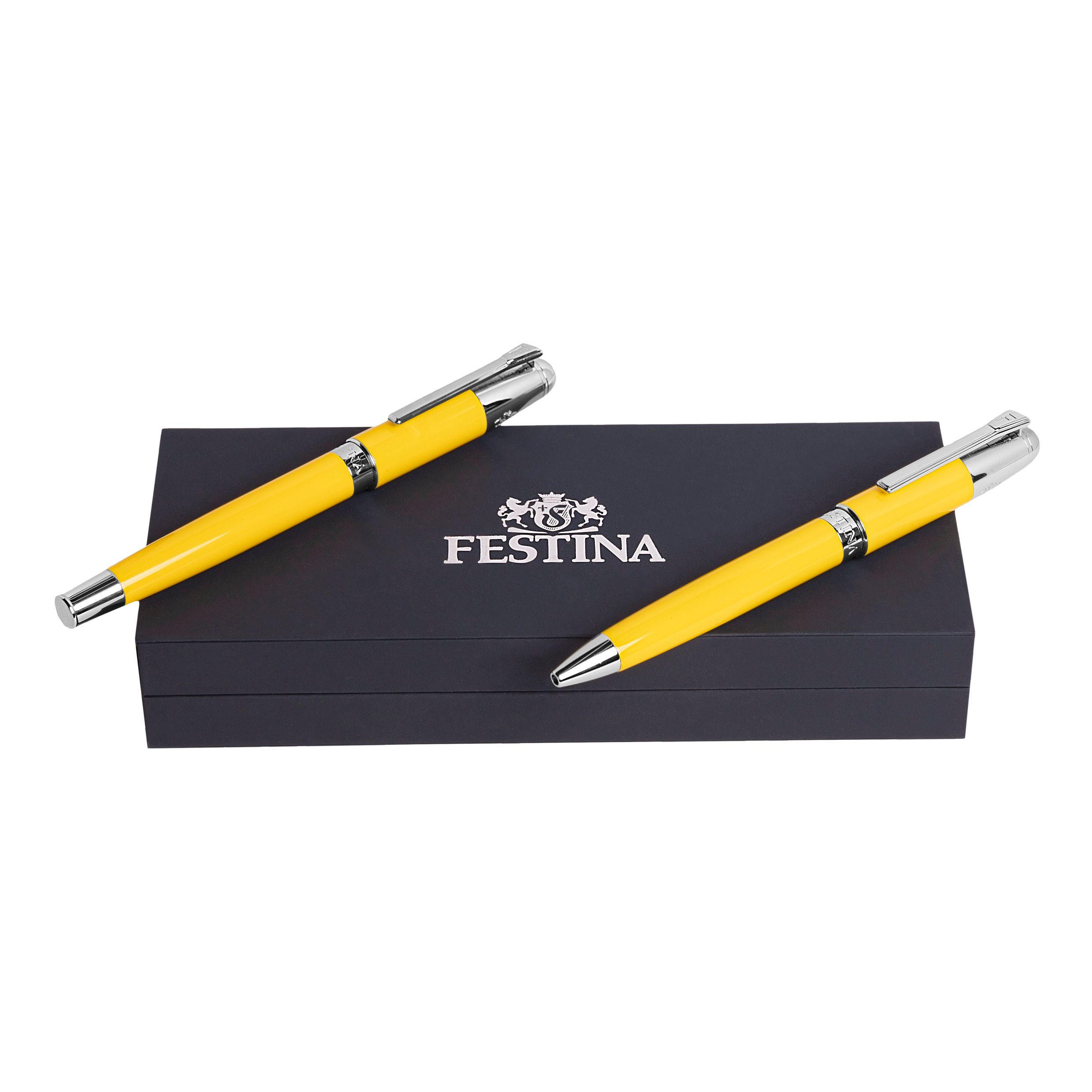 Set Classicals Chrome Yellow (ballpoint pen & fountain pen)