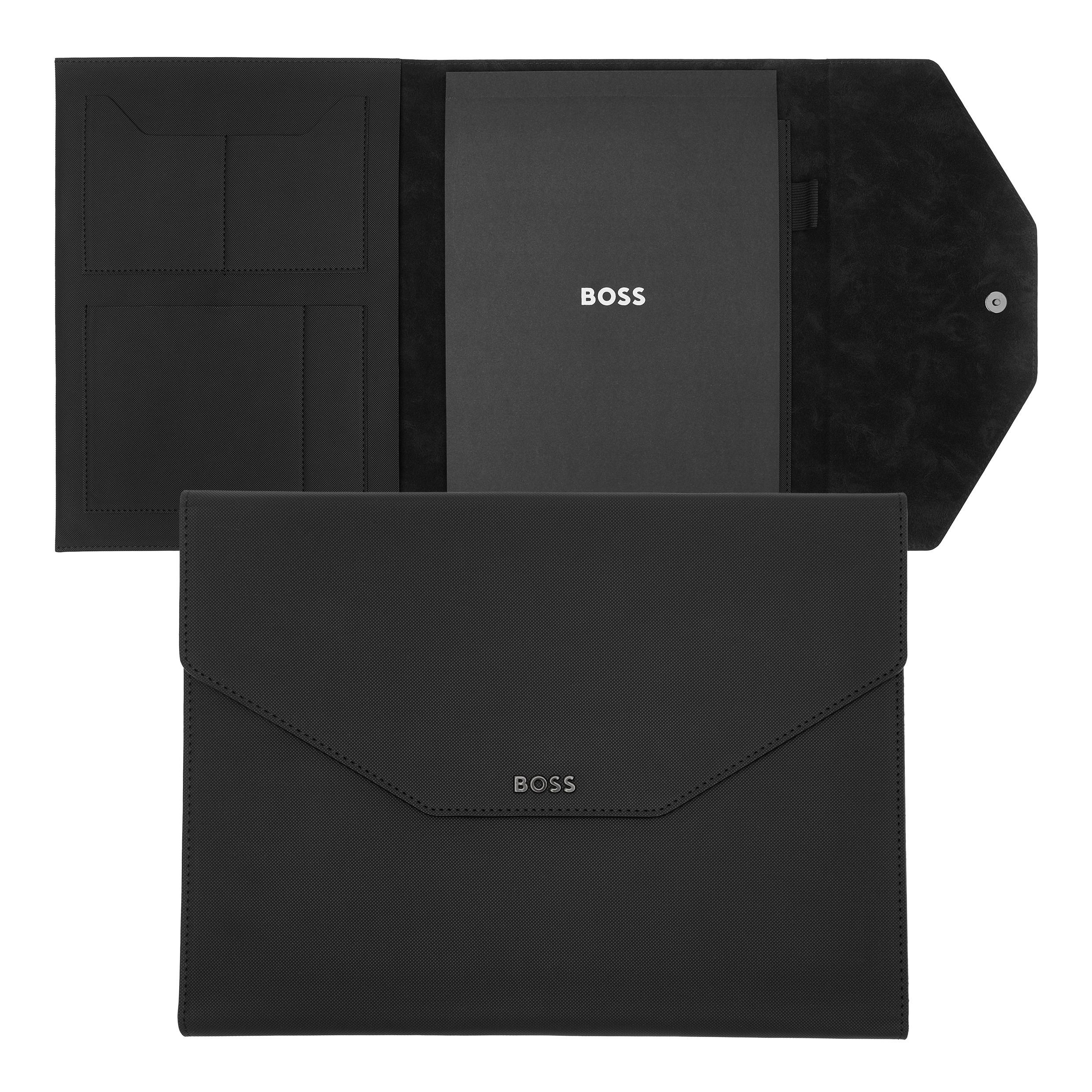 Hugo Boss Folder A4 Rive Black
